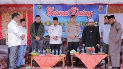 Sejumlah pejabat hadiri pembukaan Hijrah Fest di Solok, Rabu (25//2023). (humas)
