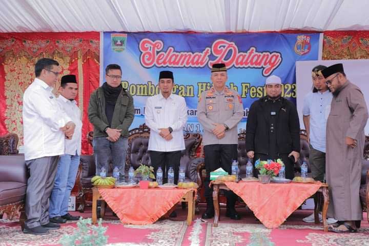 Sejumlah pejabat hadiri pembukaan Hijrah Fest di Solok, Rabu (25//2023). (humas)