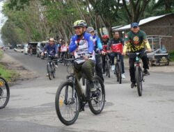 Bupati Asahan Jalin Silaturahim dengan Gowes Bersama Masyarakat
