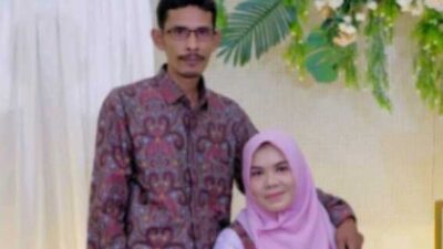 Ikbal Fauzi bersama istri