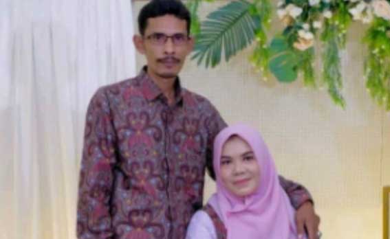 Ikbal Fauzi bersama istri