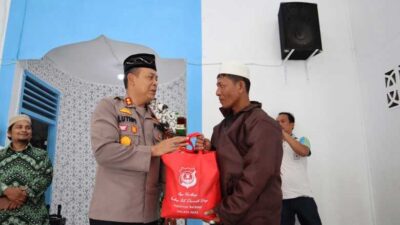 Polres Nias Kembali Santuni Warga Kurang Mampu