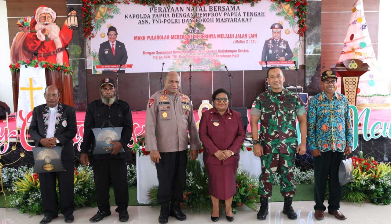 perayaan Natal di Papua tengah