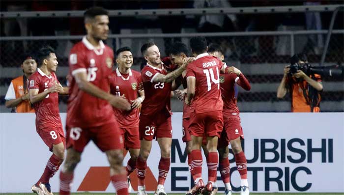 pemain selebrasi usai cetak