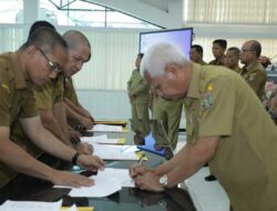 Kepala OPD dan Camat di Asahan Tanda Tangani Perjanjian Kinerja