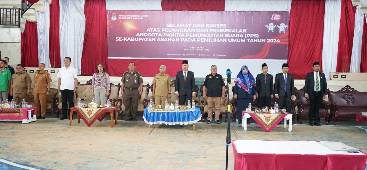 Para pejabat hadiri pelantikan PPK Asahan