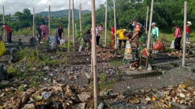 Waduh, Sampah Menumpuk di Setra Tangkas