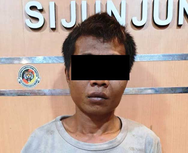 Terduga pelaku yang diamankan polisi