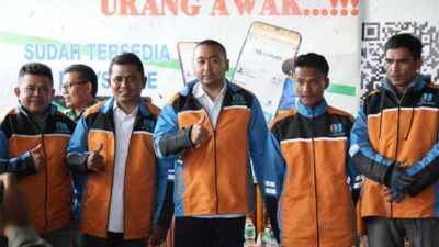 Wagub Audy Joinaldy, Wabup Solok, Jon Firman Pandu bersama jajaran Alpajek di Nagari Alahan Panjang, Rabu (22/3/2023).