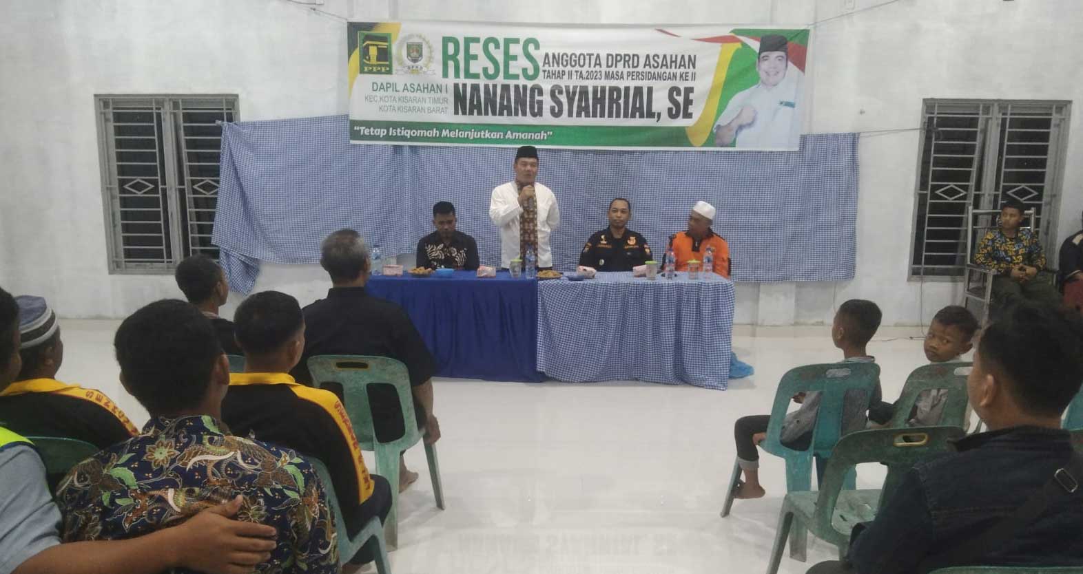 Anggota DPRD Fraksi PPP reses di Seketariat Pengcam Senkom Kisaran Barat