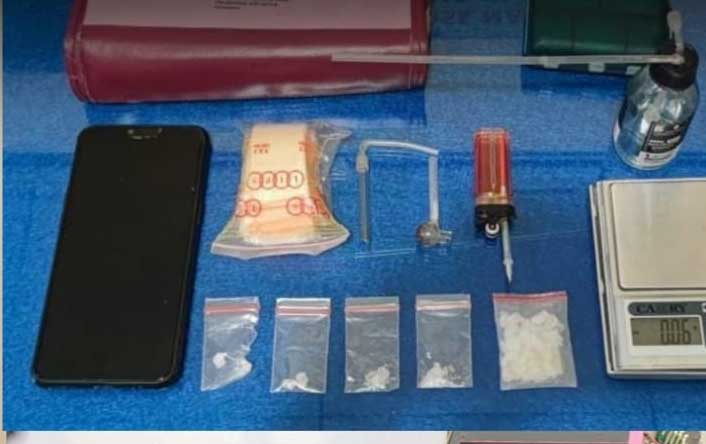 Barang bukti yang diamankan polisi.