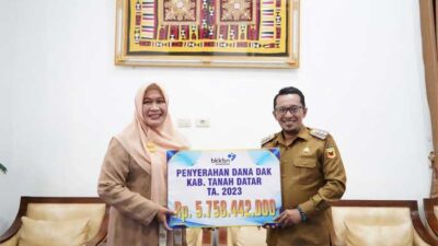 Berhasil Tekan Angka Stunting, Tanah Datar Dapat Rp5,7 Miliar