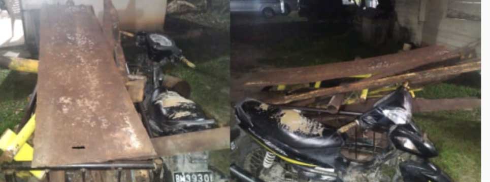 Barang bukti yang diamankan polisi