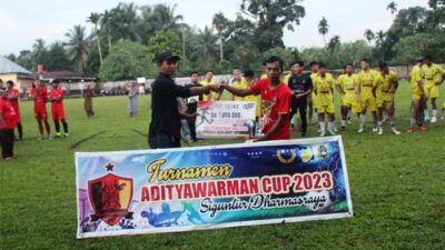 Kalahkan BMJ FC Koto Baru, RH United Juara Adiyawarman Cup 2023