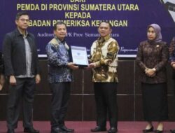 Bupati Labuhanbatu Serahkan LKPD 2022 ke BPK RI Perwakilan Sumut