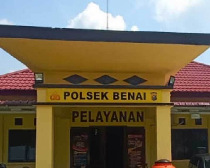 Markas Polsek Benai, Kabupaten Kuansing, Riau.