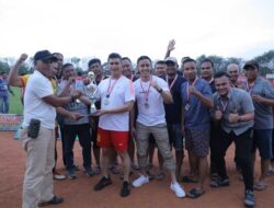Turnamen Sepak Bola Old Crack PWI Asahan Berakhir, Kodim Juara Pertama