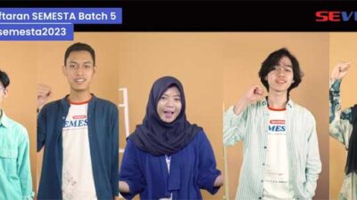 Buruan Daftar! Beasiswa SEVIMA Mencari Siswa Bertalenta “SEMESTA” Kembali Dibuka, Kuliah Gratis dan Digaji Tiap Bulan untuk 25 Anak