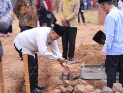 Pembangunan Masjid Shohabah Dimulai, Wali Kota Letakkan Batu Pertama
