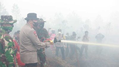 Tak Hanya Padamkan Api, Polda Riau akan Usut Kebakaran 50 Hektare Lahan Gambut