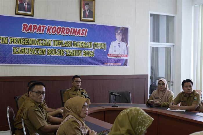 Bupati dan jajaran Pemkab Solok ikut rapat koordinasi