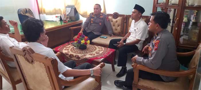 Pertemuan kapolsek dengan pemerintak kecamatan