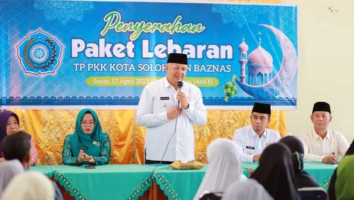Wali Kota Zul Elfian beri sambutan