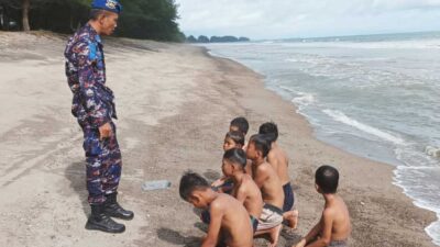 Bermain di Pantai Tiram, Sejumlah Anak Didatangi Polisi, Ada Apa?