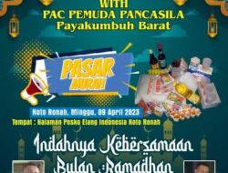 Minggu, Ada Pasar Murah di Koto Ronah