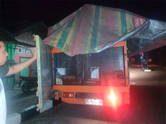 Barang bukti yang diamankan polisi