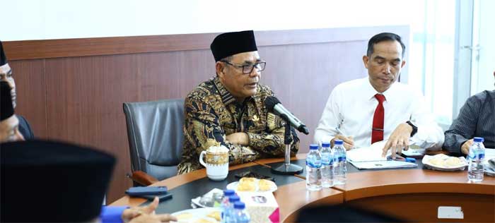 Pertemuan membahas aset daerah yang dipimpin Bupati Solok. (kominfo)
