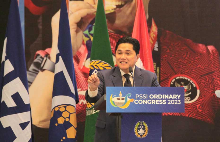 Ketua Umum PSSI Erick Thohir