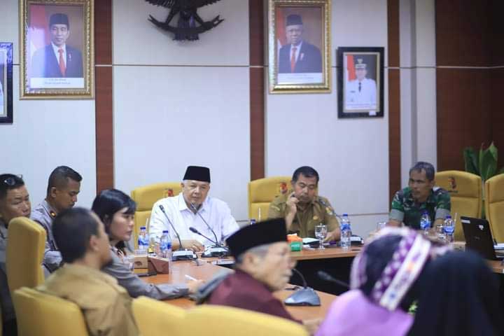 Wali Kota Zul Elfian pimpin rapat persiapan Latsitardus