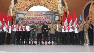 Foto bersama usai pelantikan pengurus Inkanas Klungkung