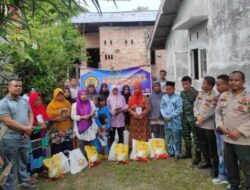 Tim Jumpe Romansa Polda Riau Kembali Salurkan Bantuan pada Warga Kurang Mampu