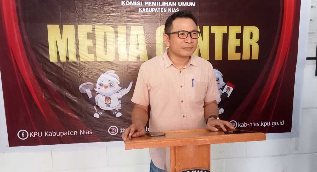 Ketua KPU Kabupaten Nias, Firman Mendrofa