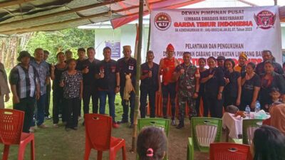 Pengurus DPC Garda Timur Indonesia Likupang Barat Dikukuhkan, Ini Pesan Ketua Umum