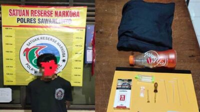 Polres Sawahlunto Amankan Pengedar Sabu