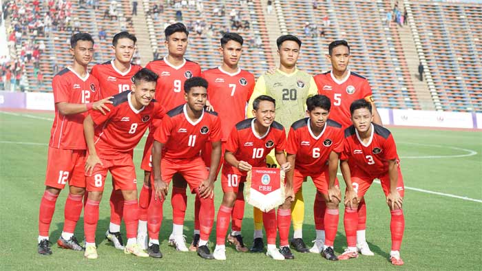 Pemain timnas Indonesia yang berlaga di Sea Games. (pssi)