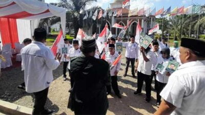 Rombongan PKB datangi KPU Dharmasraya untuk daftarkan bacaleg