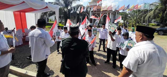 Rombongan PKB datangi KPU Dharmasraya untuk daftarkan bacaleg