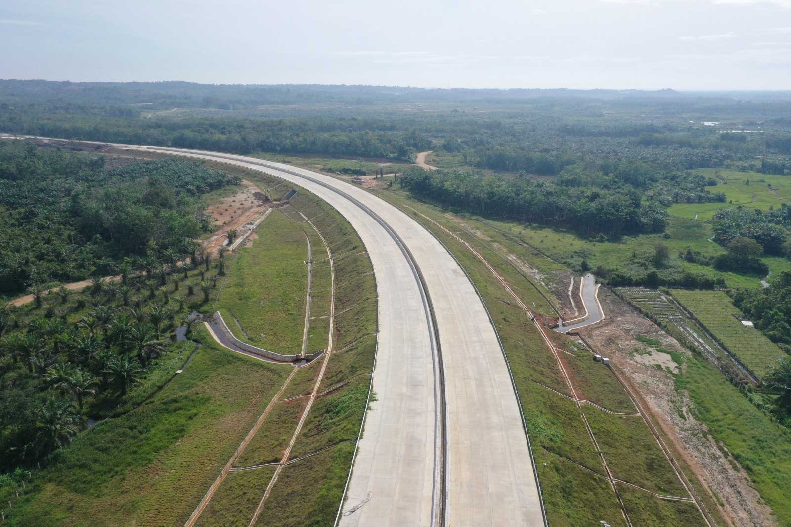 Tol yang dibangun Hutama Karya. (dokumentasi Hutama Karya)