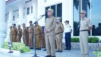 Bupati sampaikan arahan dalam apel gabungan