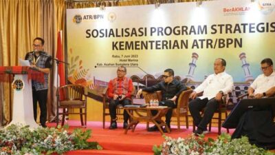 Wabup Asahan hadiri sosialisasi yang diadakan BPN