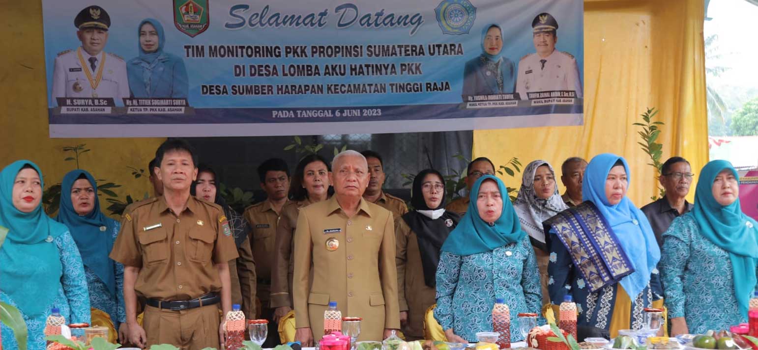 Bupati bersama tim penilai dan jajaran PKK