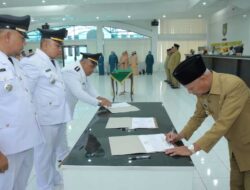 Lantik Pejabat Pemkab, Ini yang Disampaikan Bupati Asahan