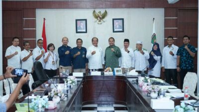 Wabup Asahan dan pejabat pemkab bersama Kepala BBVP beserta rombongan