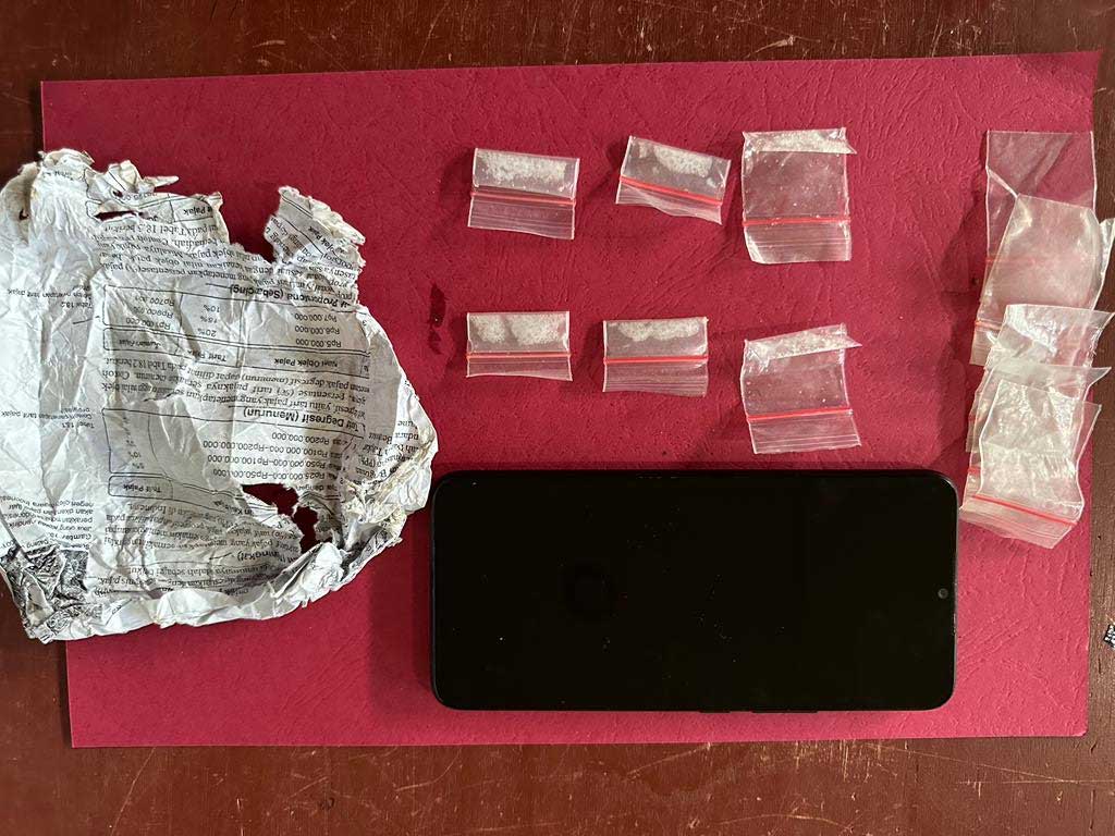 Barang bukti yang diamankan polisi