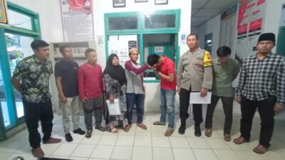 Dua warga yang sempat bertikai akhirnya bermaafan
