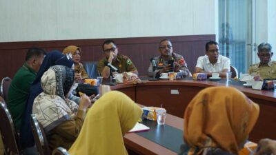 Jajaran pemkab dan forkopimda yang ikut rakor